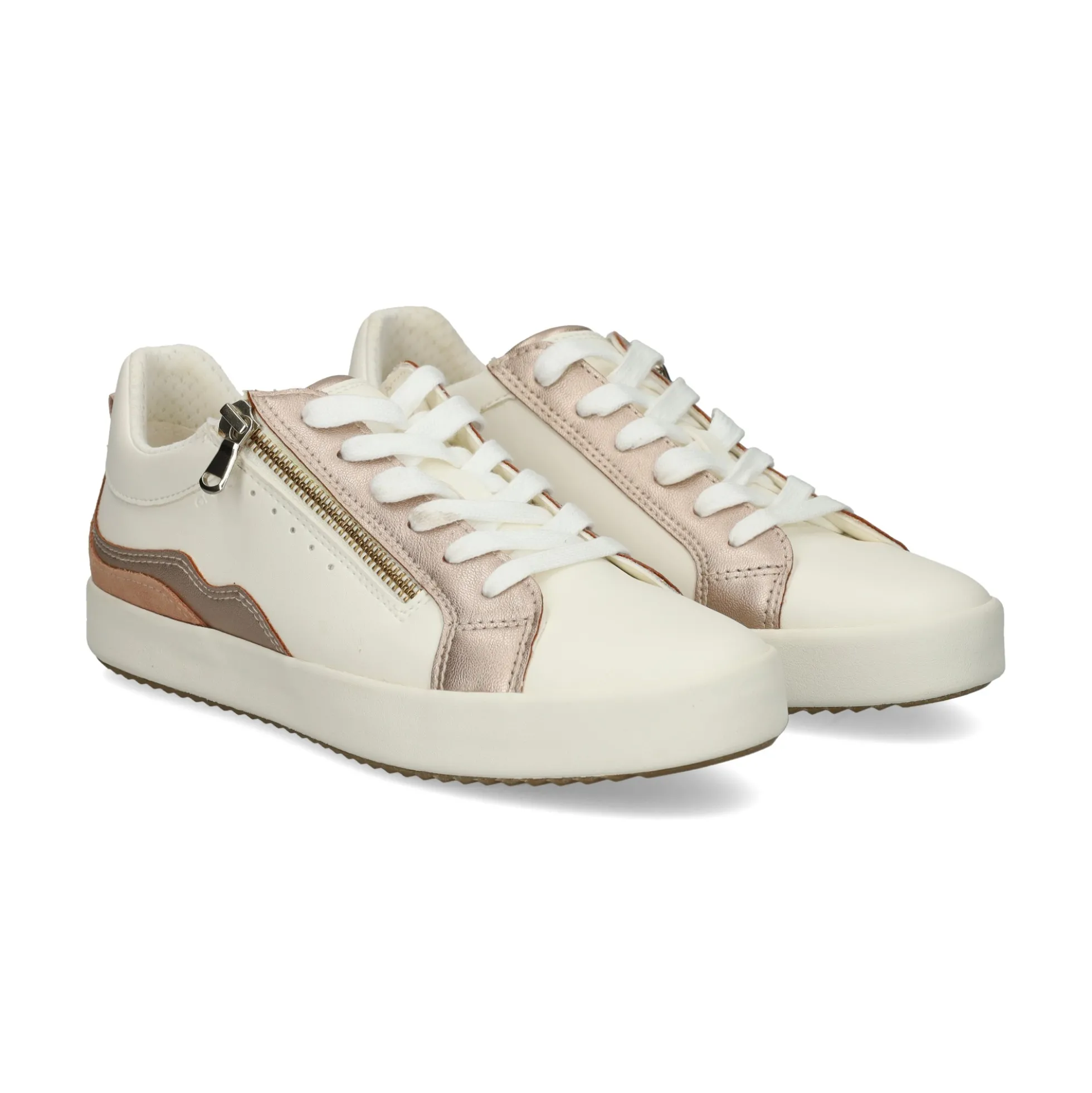 GEOX Zapatillas de Hombre D466HJ C1R8Z OWH/ROSE