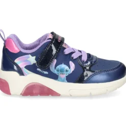 GEOX Zapatillas de niñas J46M4B C4268 NAVY/FUCH