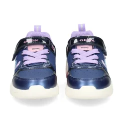 GEOX Zapatillas de niñas J46M4B C4268 NAVY/FUCH