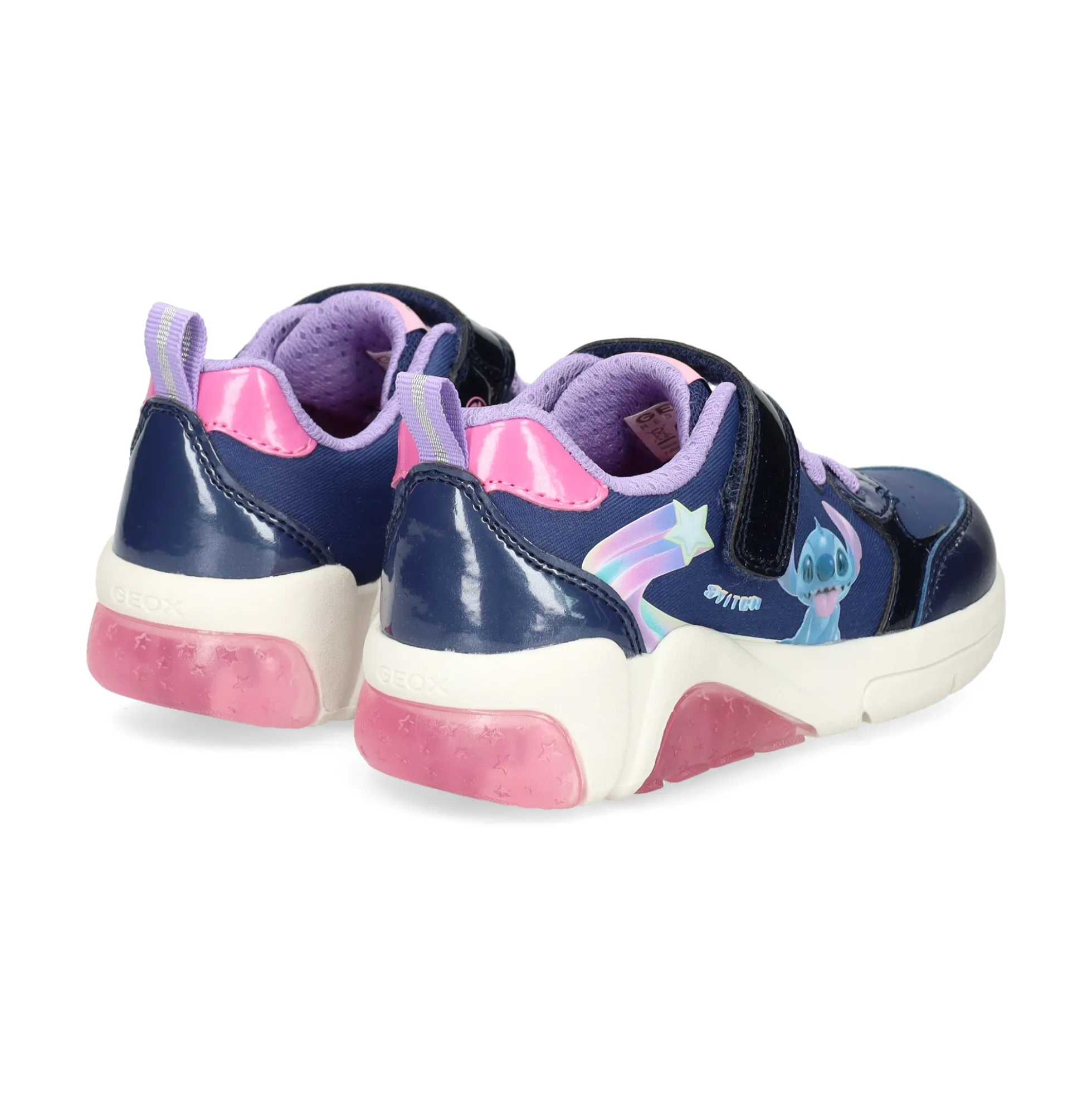 GEOX Zapatillas de niñas J46M4B C4268 NAVY/FUCH