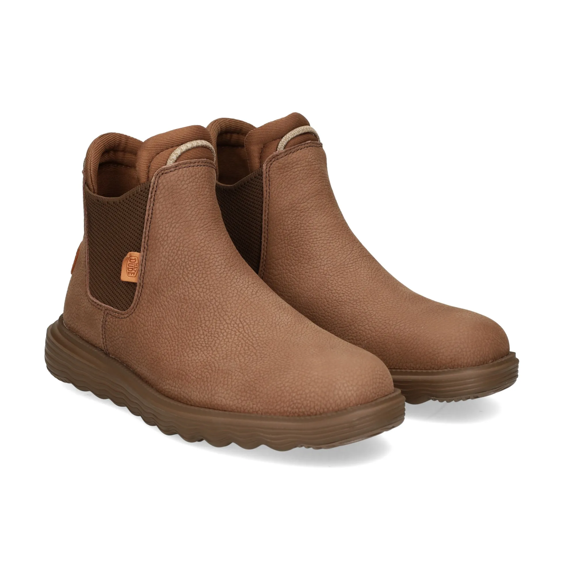 HEY DUDE Botines de Hombre BRANSON BOOT 255 BROWN