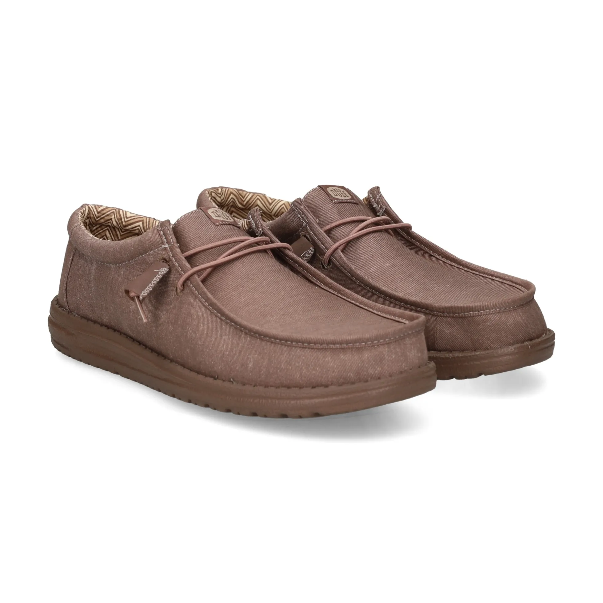 HEY DUDE Zapatillas de Hombre WALLY STRETCH 0PO DEEP TAUPE