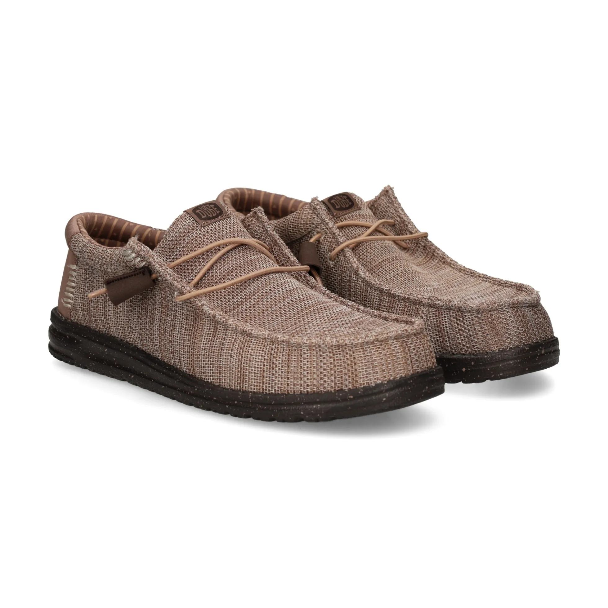 HEY DUDE Zapatillas de Hombre WALLY STRETCH 0PQ DEEP TAUPE/