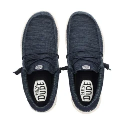 HEY DUDE Zapatillas de Hombre WALLY STRETCH 410 NAVY