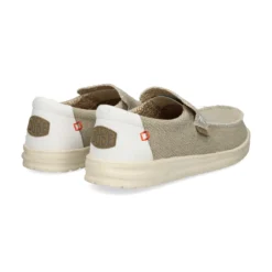 HEY DUDE Zapatillas de Hombre MIKKA BRAIDED 1LB OFF WHITE