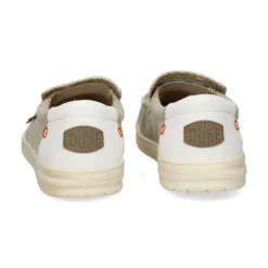 HEY DUDE Zapatillas de Hombre MIKKA BRAIDED 1LB OFF WHITE
