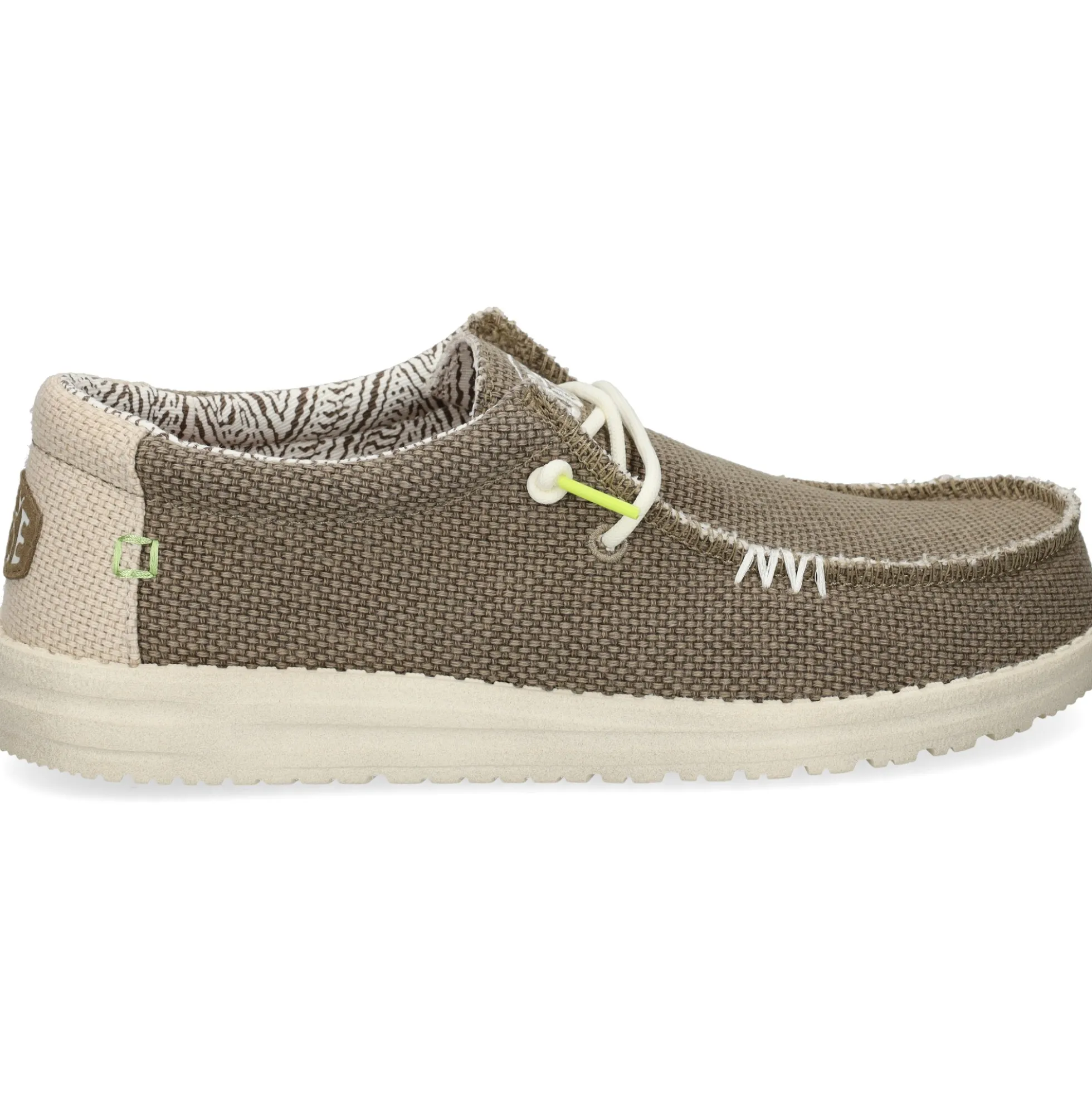 HEY DUDE Zapatillas de Hombre WALLY BRAIDED 2BS FOSSIL