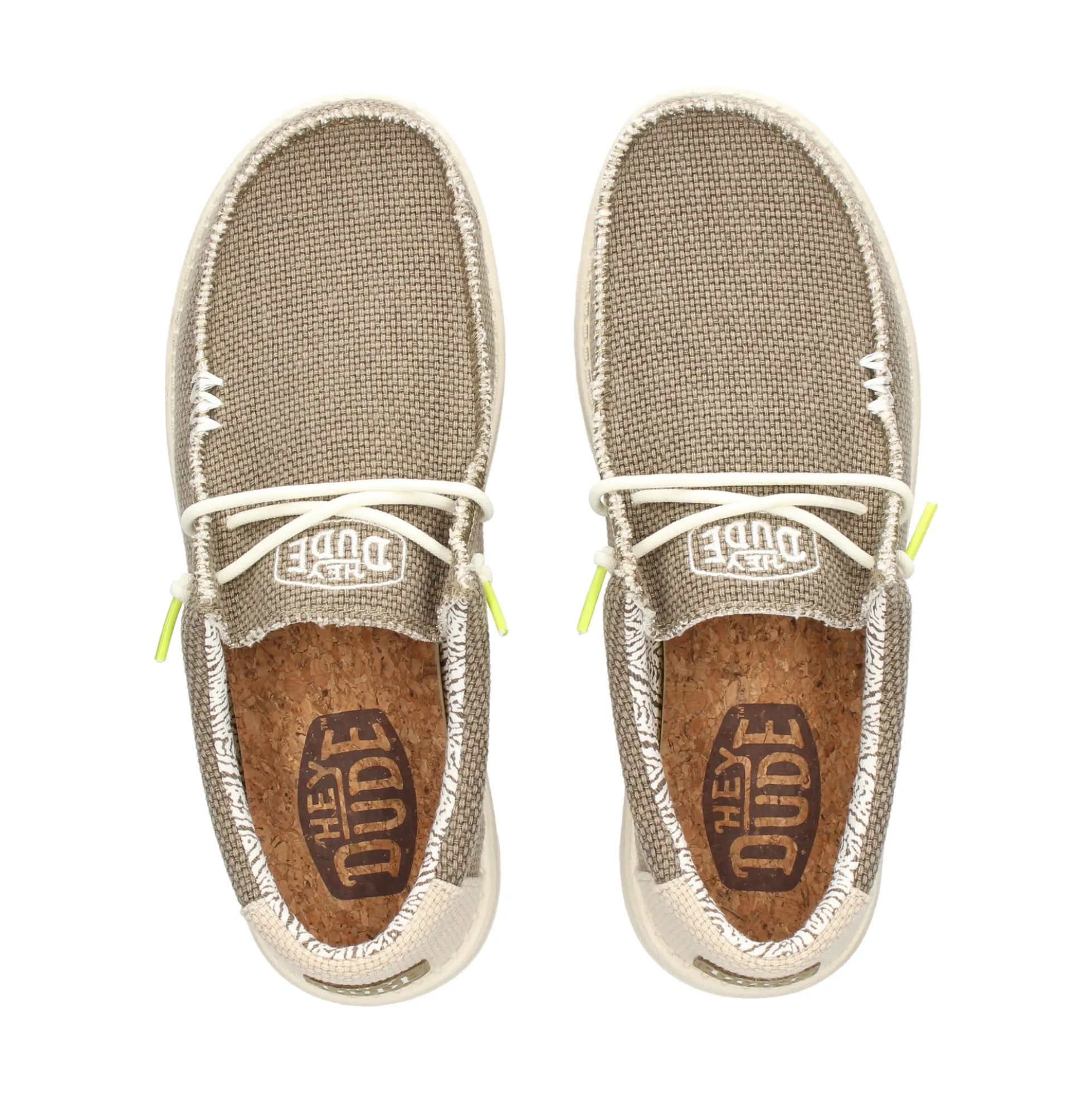 HEY DUDE Zapatillas de Hombre WALLY BRAIDED 2BS FOSSIL