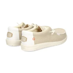 HEY DUDE Zapatillas de Hombre WALLY BRAIDED 1LB OFF WHITE