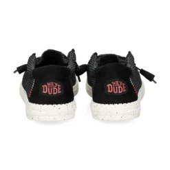 HEY DUDE Zapatillas de Hombre WALLY SPORT MESH 066 BLACK/WHITE