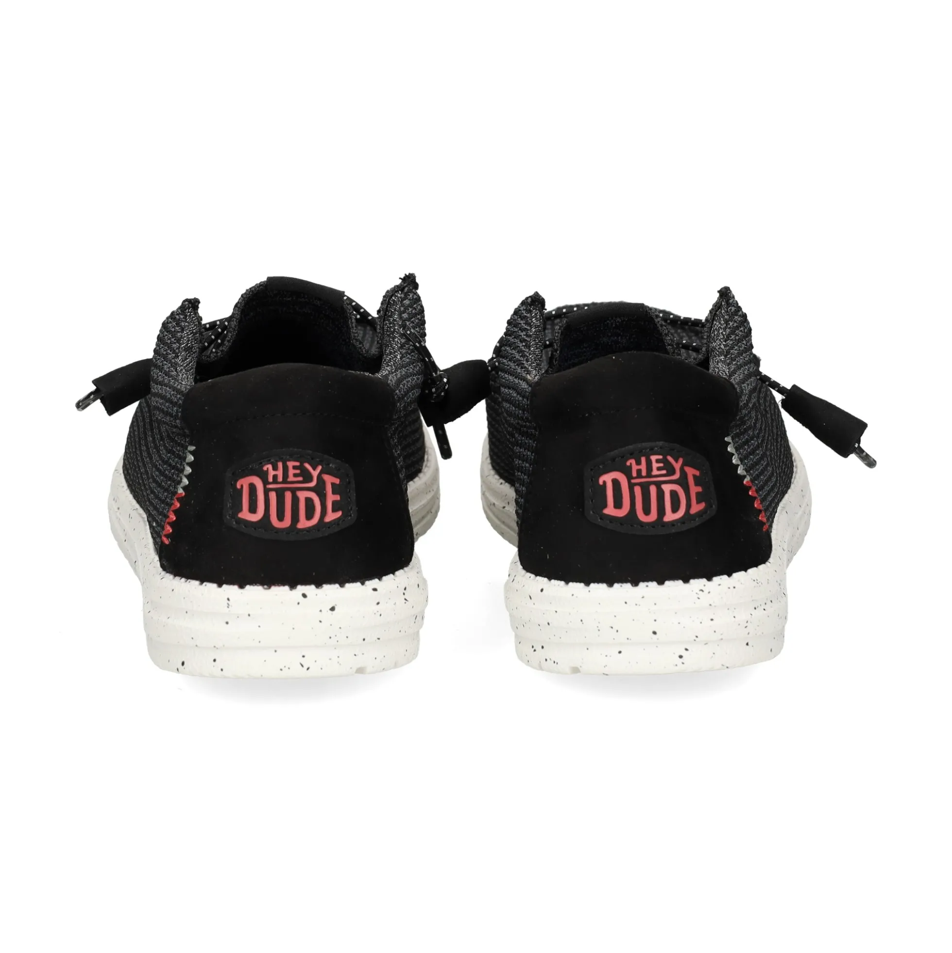 HEY DUDE Zapatillas de Hombre WALLY SPORT MESH 066 BLACK/WHITE