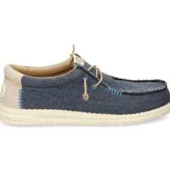 HEY DUDE Zapatillas de Hombre WALLY COASTLINE JUTE 410 NAVY