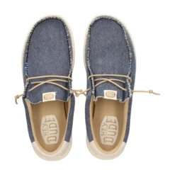 HEY DUDE Zapatillas de Hombre WALLY COASTLINE JUTE 410 NAVY