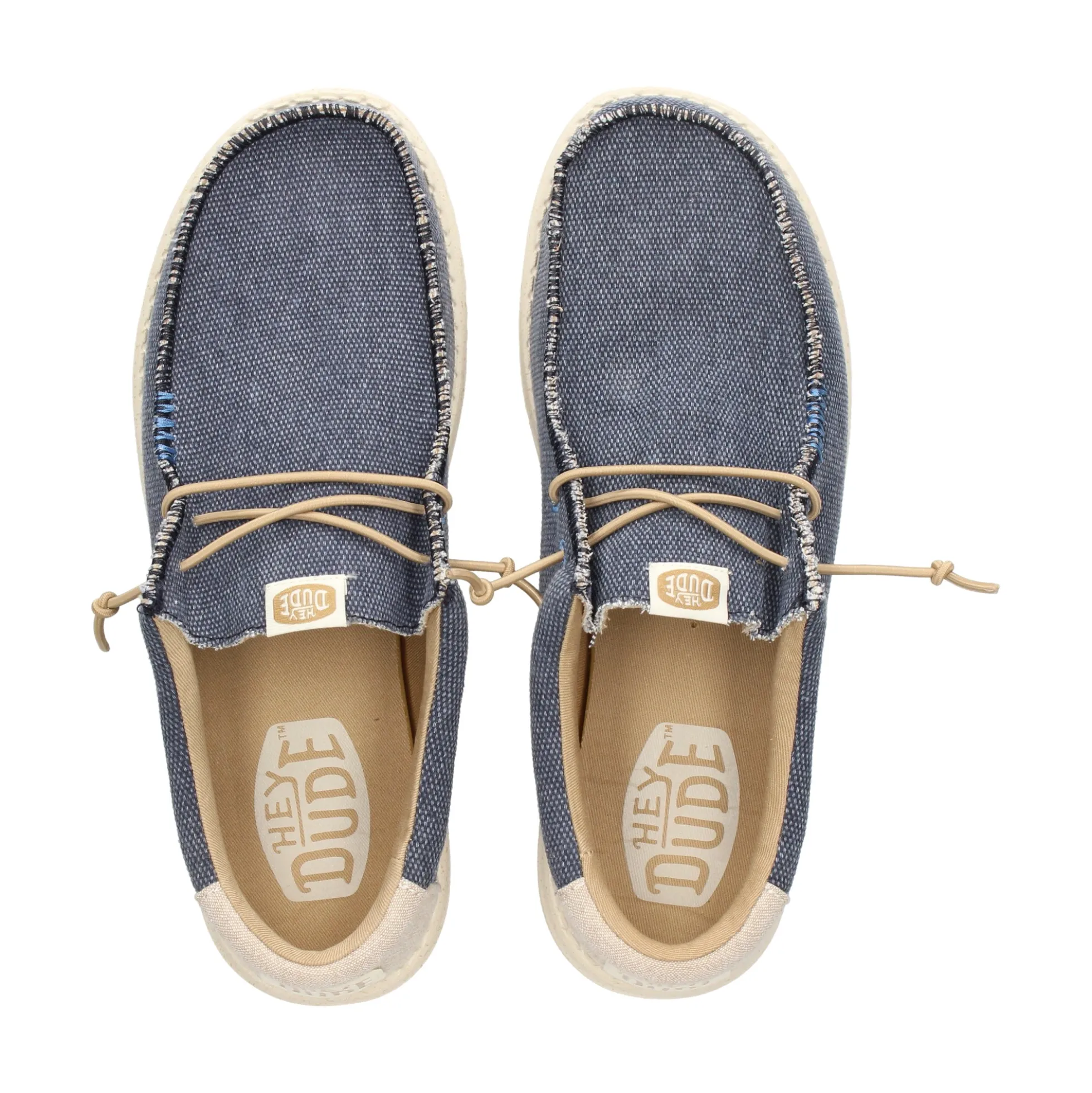 HEY DUDE Zapatillas de Hombre WALLY COASTLINE JUTE 410 NAVY