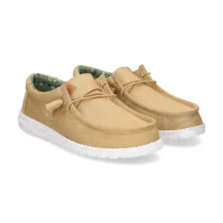 HEY DUDE Zapatillas de Hombre WALLY WASHED 267 WALNUT