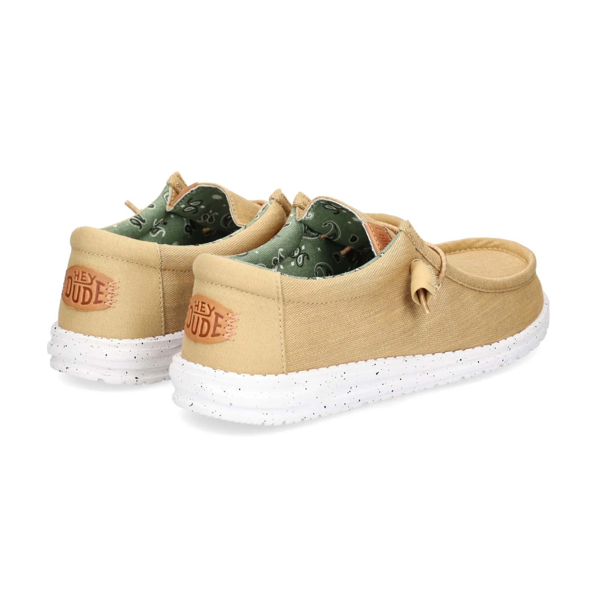 HEY DUDE Zapatillas de Hombre WALLY WASHED 267 WALNUT