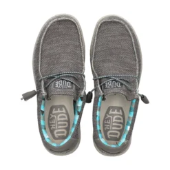 HEY DUDE Zapatillas de Hombre WALLY SOX 025 CHARCOAL