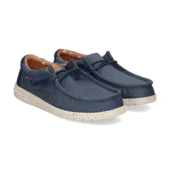 HEY DUDE Zapatillas de Hombre WALLY WASHED 410 NAVY