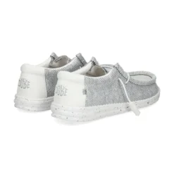 HEY DUDE Zapatillas de Hombre WALLY SOX 1KA STONE WHITE
