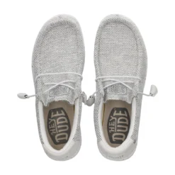 HEY DUDE Zapatillas de Hombre WALLY SOX 1KA STONE WHITE