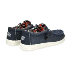 HEY DUDE Zapatillas de Hombre WALLY SOX STITCH 4NY NAVY