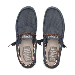 HEY DUDE Zapatillas de Hombre WALLY SOX STITCH 4NY NAVY