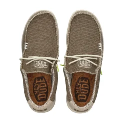 HEY DUDE Zapatillas de Hombre WALLY BRAIDED 2BS FOSSIL