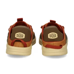 HEY DUDE Zapatos de vestir de Hombre 44338 2LI BONE BROWN