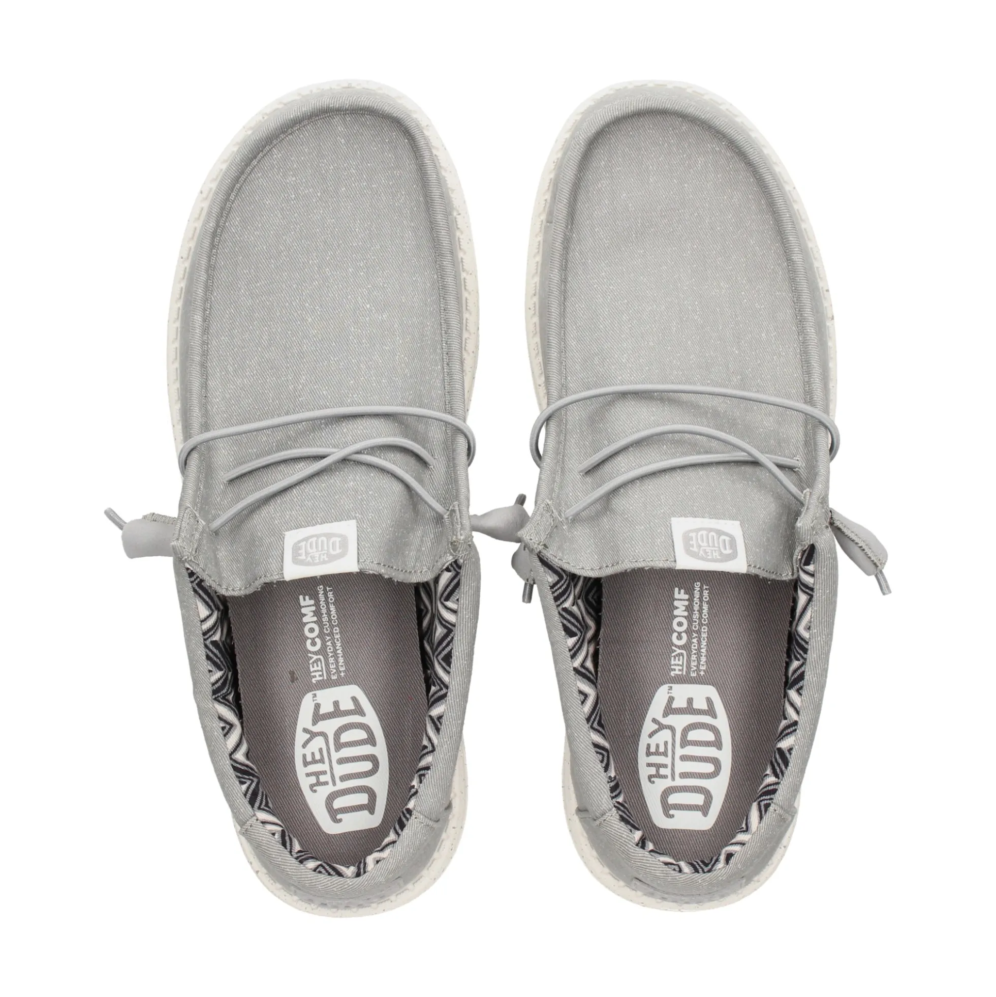 HEY DUDE Zapatos de vestir de Hombre 40700 007 LIGHT GREY
