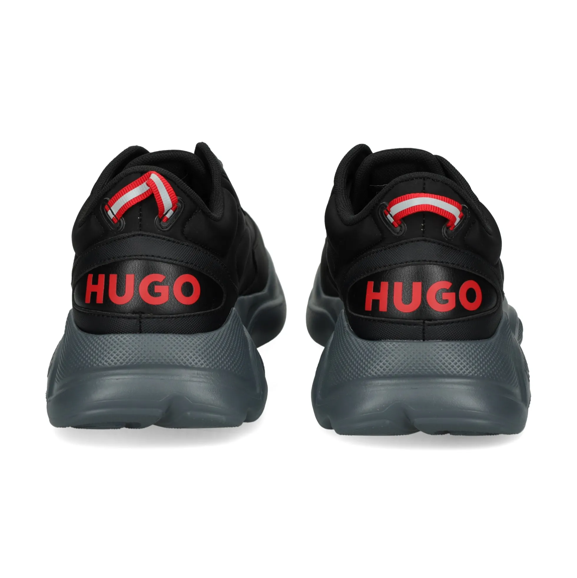 HUGO Zapatillas de Hombre Leon_Runn_nypu_N 016 Charcoal
