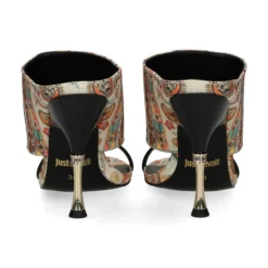 JUST CAVALLI Sandalias con tacón de Mujer 80RA3S49 R85 PERSIAN/TAR