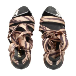 JUST CAVALLI Sandalias cuña de Mujer 78RA3S24 R41 NATURAL
