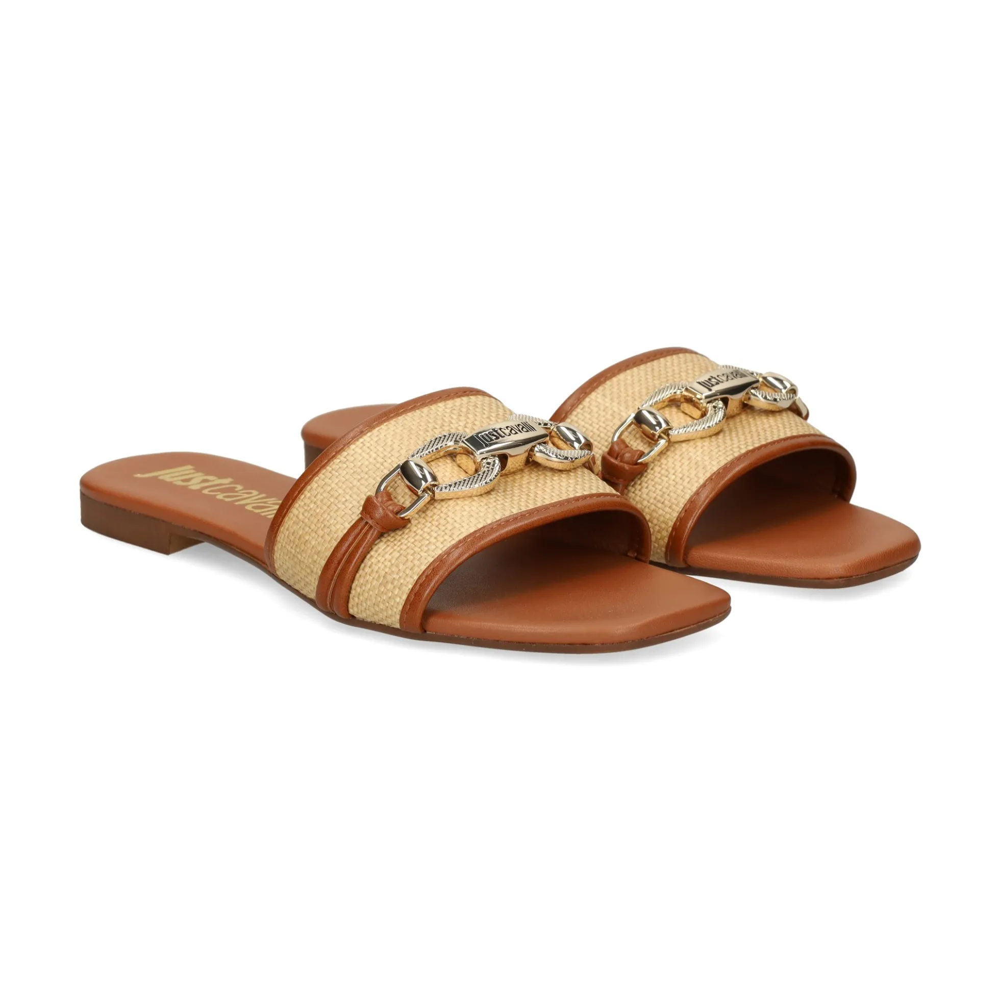 JUST CAVALLI Sandalias planas de Mujer 80RA3S81 766 PINK
