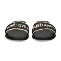 JUST CAVALLI Sandalias planas de Mujer 80RA3S80 899 BLACK
