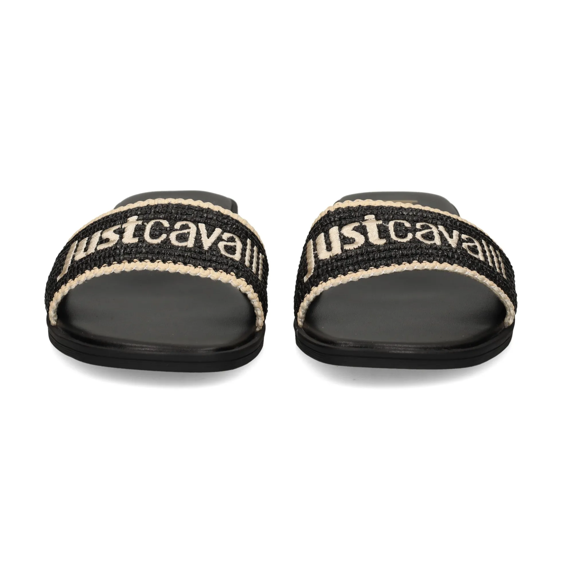 JUST CAVALLI Sandalias planas de Mujer 80RA3S80 899 BLACK