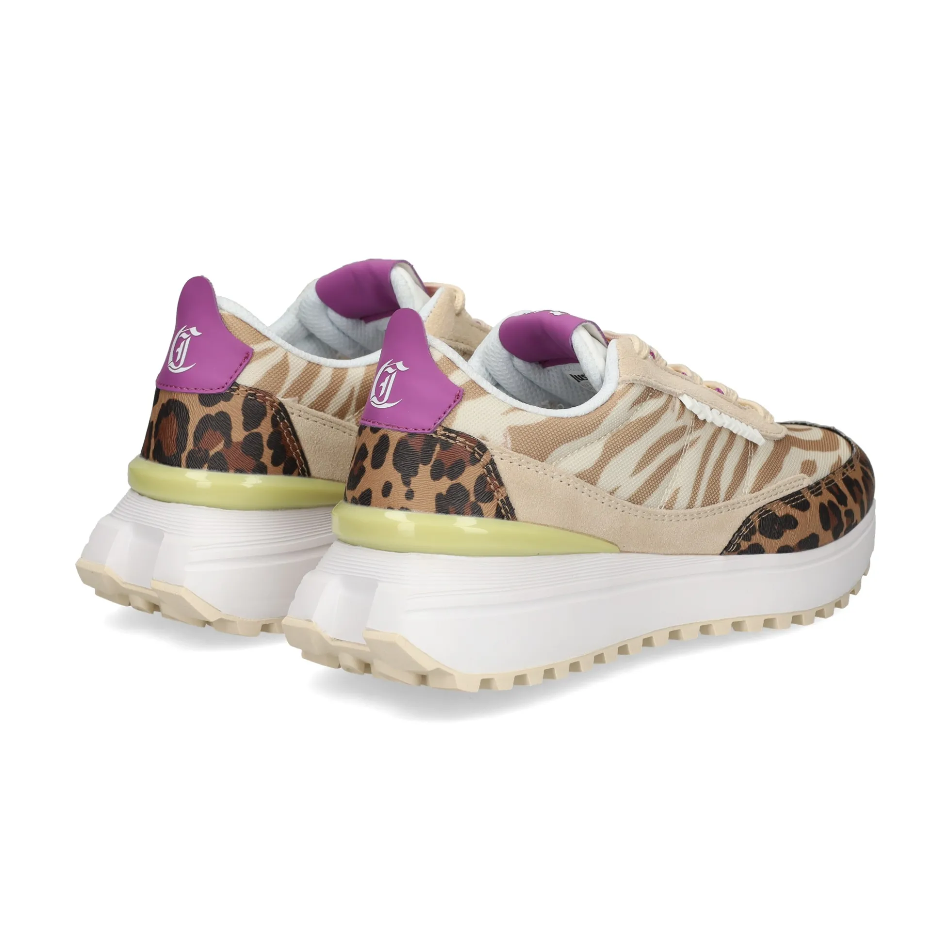 JUST CAVALLI Zapatillas de Mujer 76RA3SD5 QW5 BUTTER/MULT
