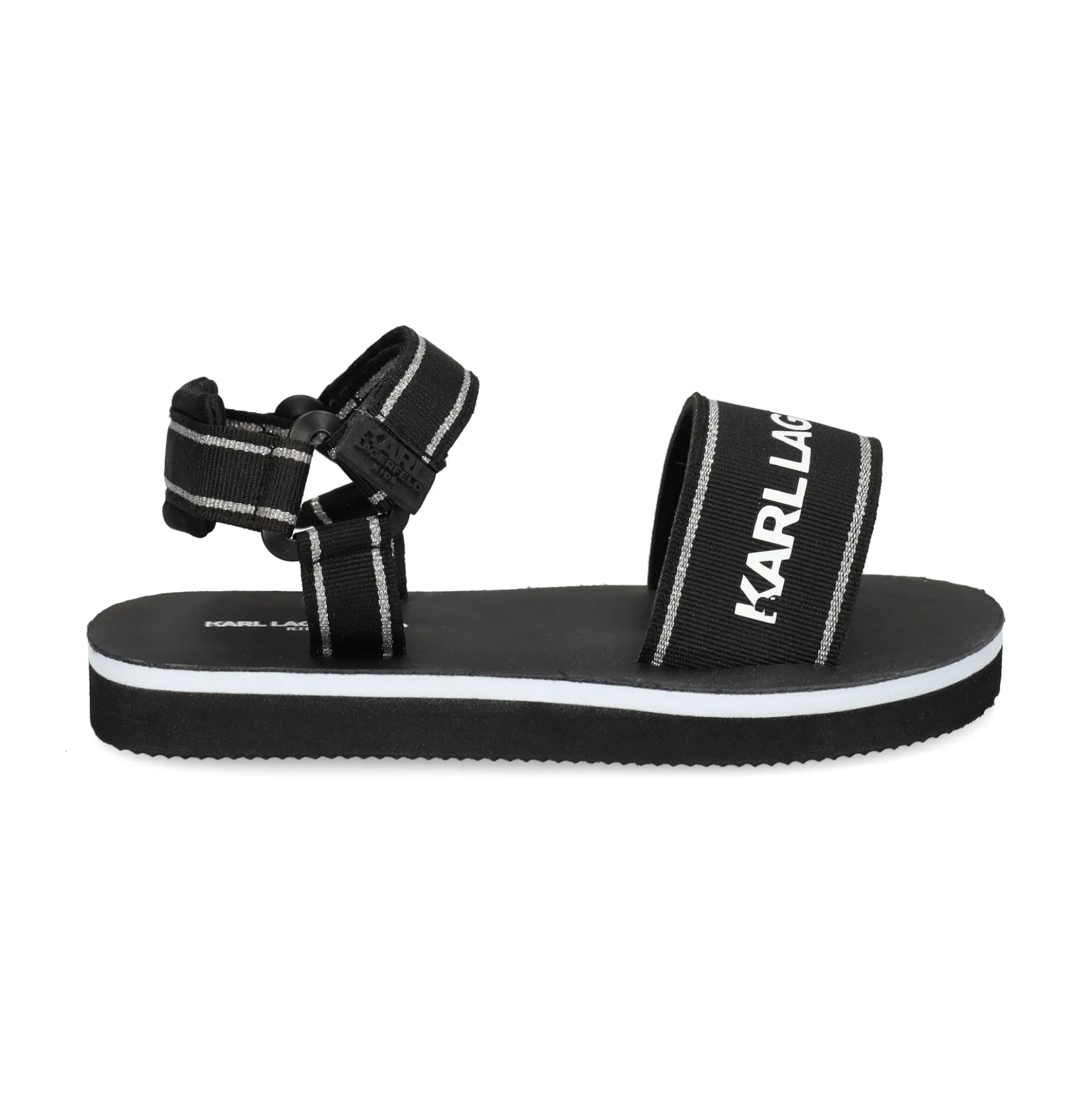 KARL LAGERFELD KIDS Sandalias, chanclas y albarcas de niña Z30374 09B NEGRO