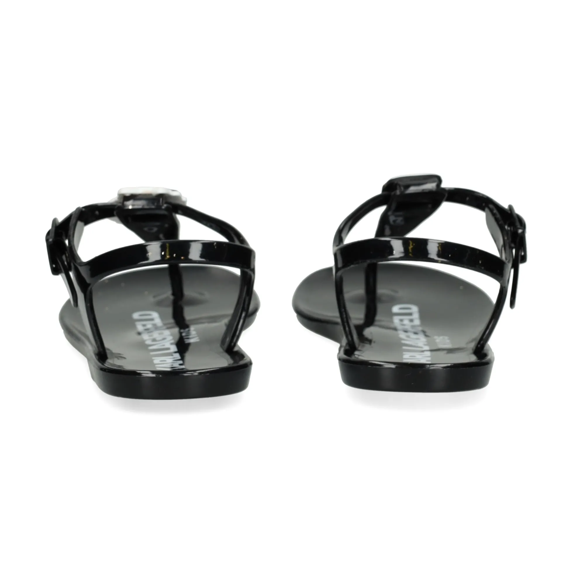 KARL LAGERFELD KIDS Sandalias, chanclas y albarcas de niña Z30370 09B NEGRO