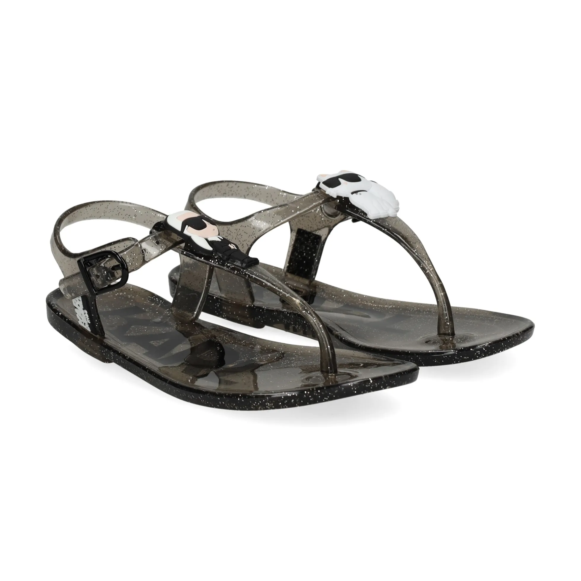 KARL LAGERFELD KIDS Sandalias, chanclas y albarcas de niña Z30002 09B NEGRO
