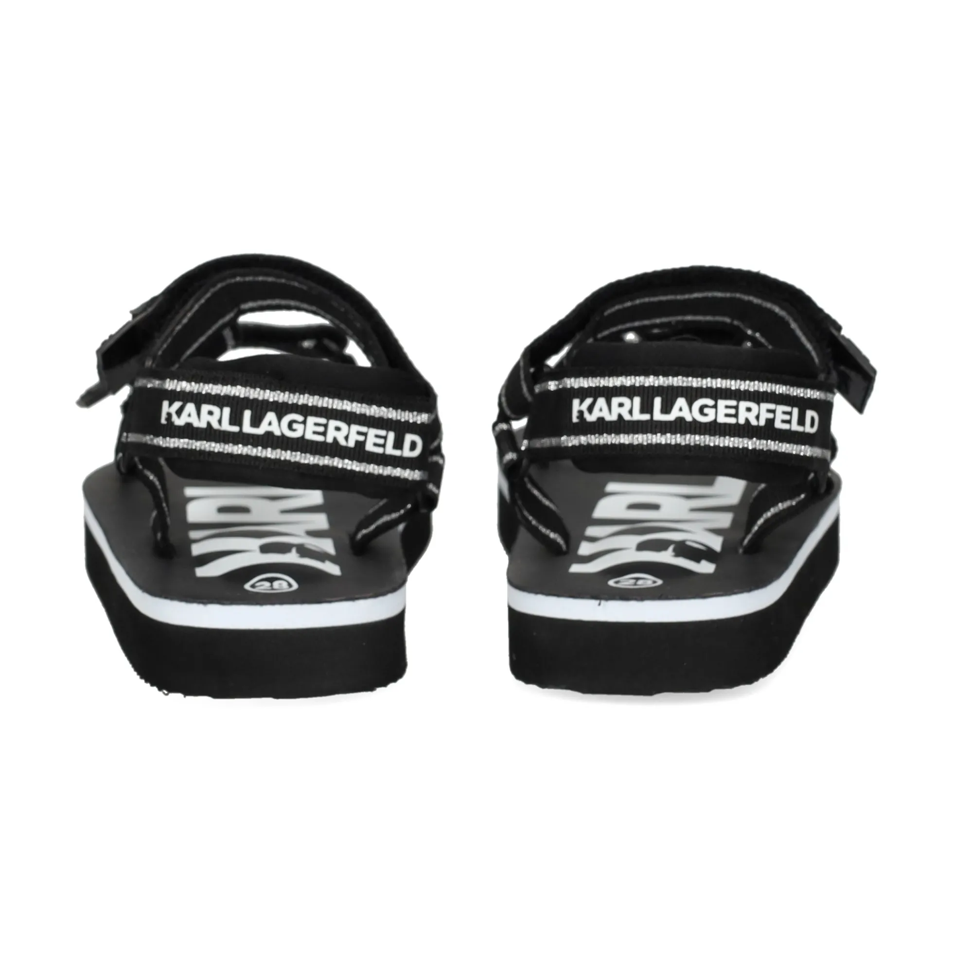 KARL LAGERFELD KIDS Sandalias, chanclas y albarcas de niña Z30001 09B NEGRO