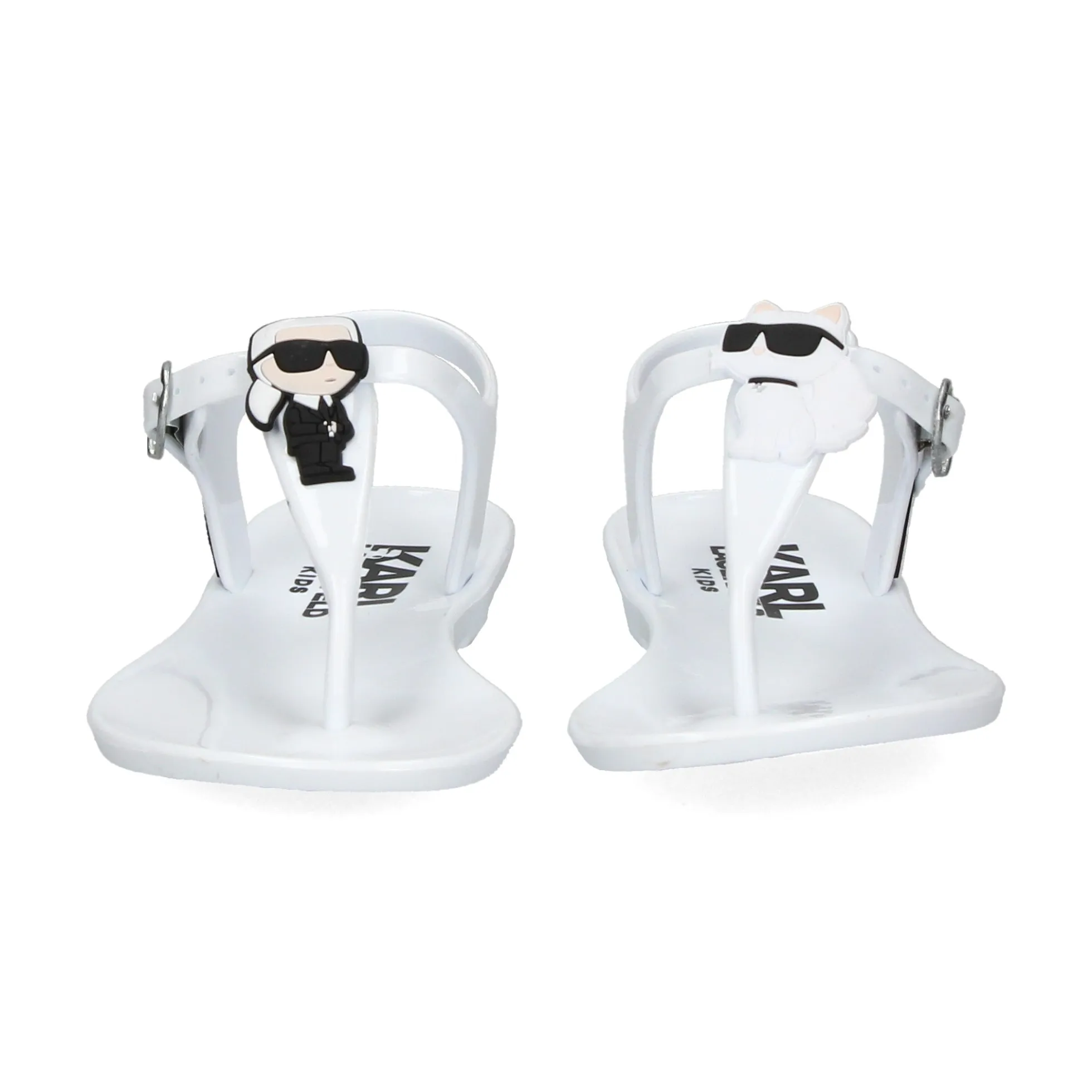 KARL LAGERFELD KIDS Sandalias, chanclas y albarcas de niña Z19098 10B BLANCO