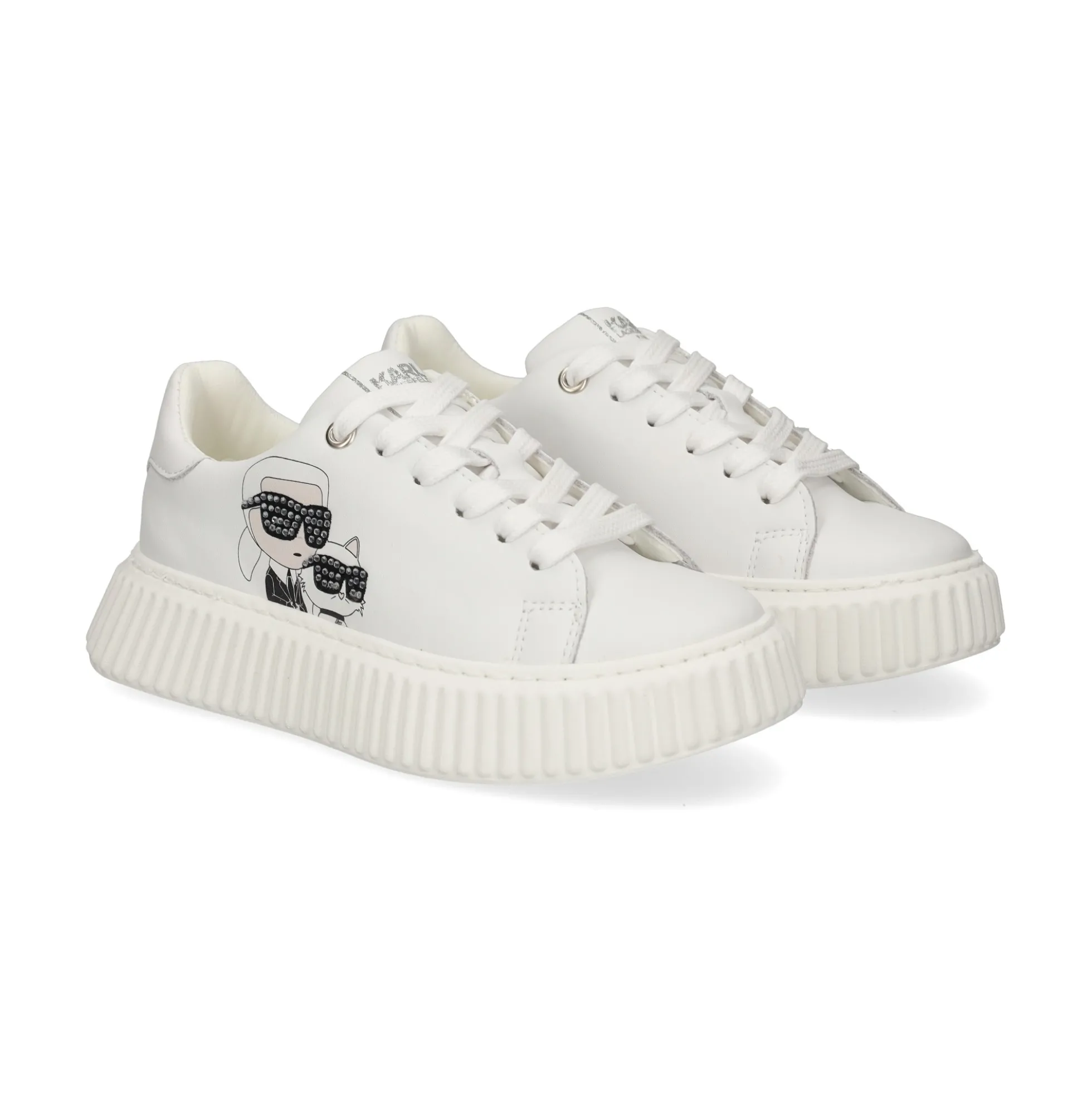 KARL LAGERFELD KIDS Zapatillas de niñas Z30371 10P BLANCO