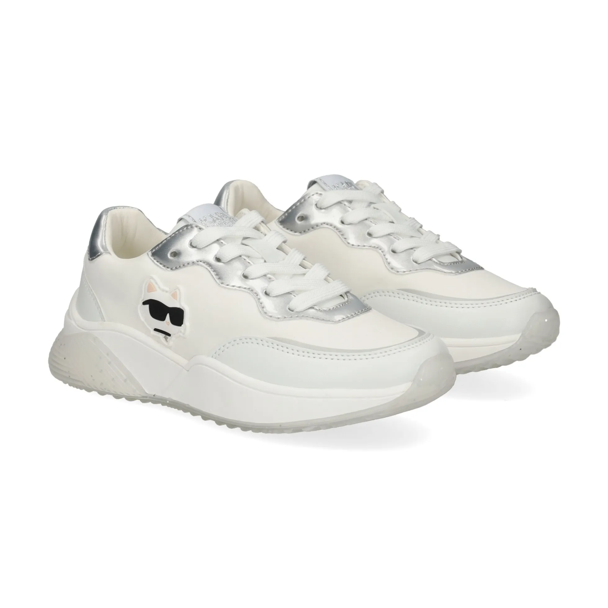 KARL LAGERFELD KIDS Zapatillas de niñas Z30373 10P BLANCO