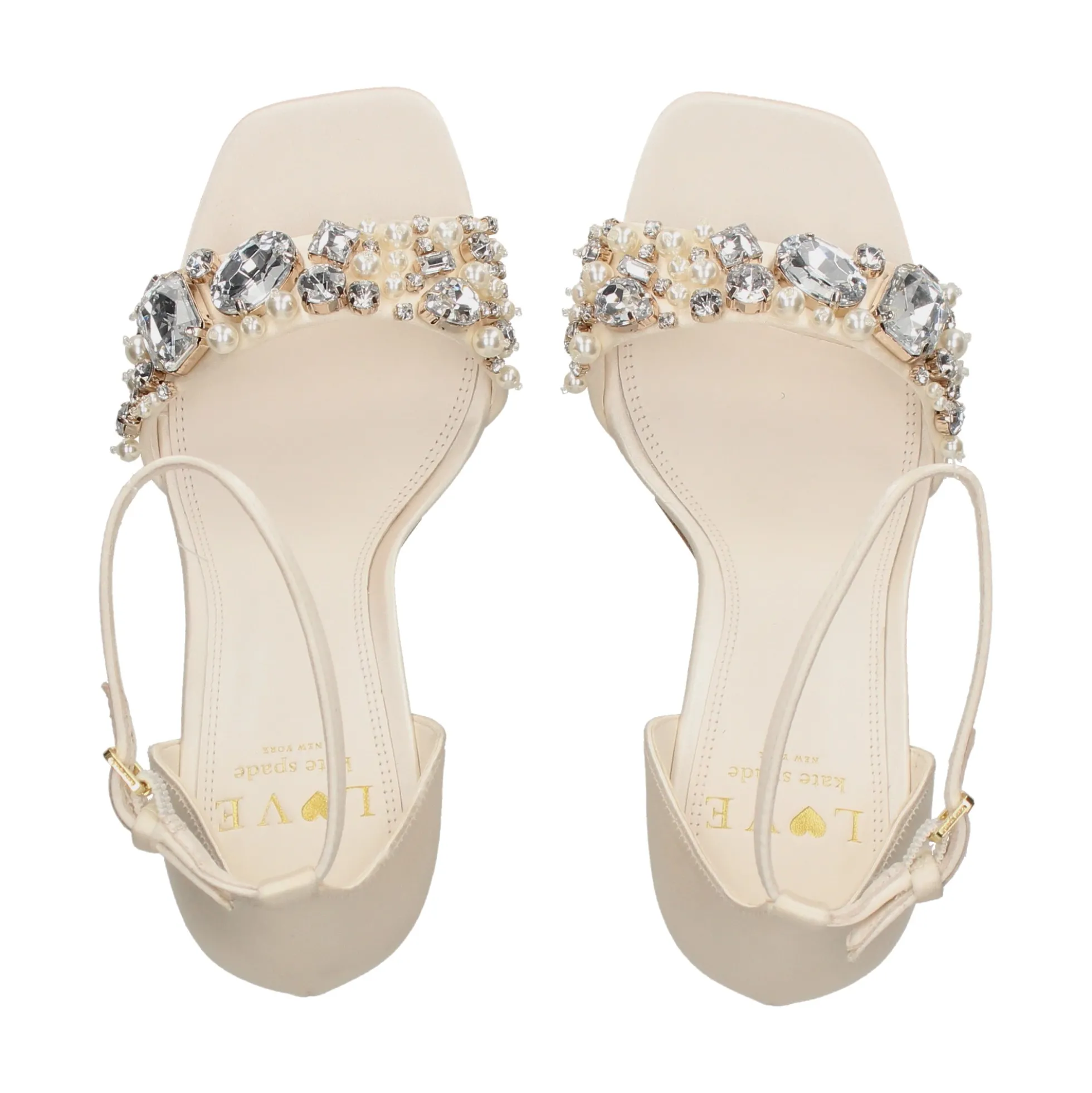 KATE SPADE Sandalias con tacón de Mujer KK307 250 CREAM