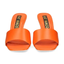 KAT MACONIE Sandalias con tacón de Mujer CHICHI-SORANGE NARANJA