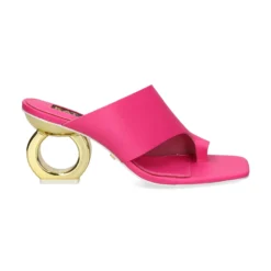 KAT MACONIE Sandalias con tacón de Mujer SIGRID FUCHSIA