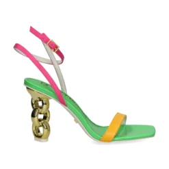 KAT MACONIE Sandalias con tacón de Mujer RIRI MULTI BRIGHTS