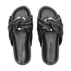 KENNEL & SCHMENGER Sandalias planas de Mujer 51-96240 210 BLACK/SILVE