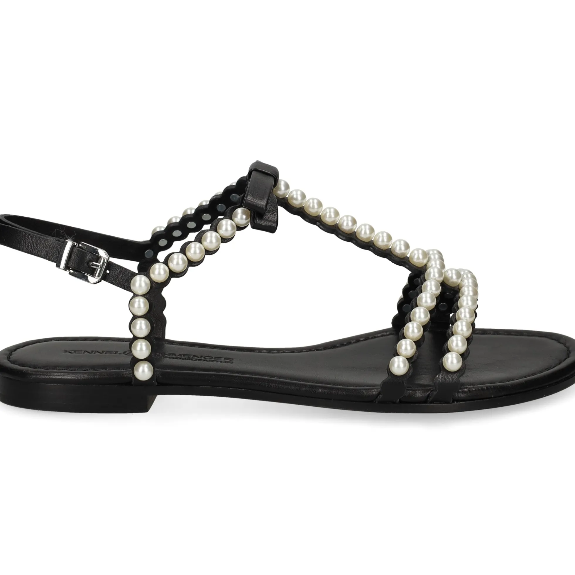 KENNEL & SCHMENGER Sandalias planas de Mujer 51-95080 310 BLACK PEARL