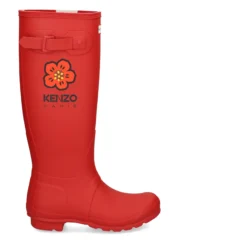 KENZO Botas planas de Mujer FD62BT901R91 21 MEDIUM RED